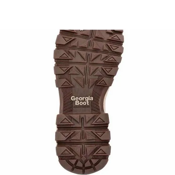 NEW GEORGIA BOOT women's alloy-toe eagle waterproof work boot in brown