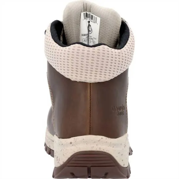 NEW GEORGIA BOOT women's alloy-toe eagle waterproof work boot in brown