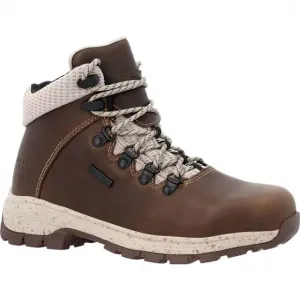 NEW GEORGIA BOOT women's alloy-toe eagle waterproof work boot in brown