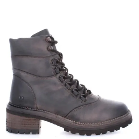 NEW IN BOX Roan by Bed Stu Packer Boots heeled booties sz 6 Distressed Leather