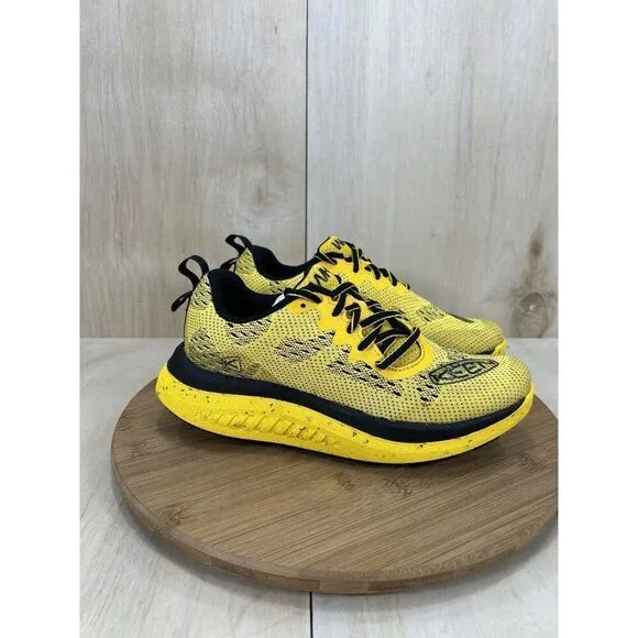 NEW Keen WK400 Yellow Black Waterproof Athletic Walking Shoes Womens Size 6.5