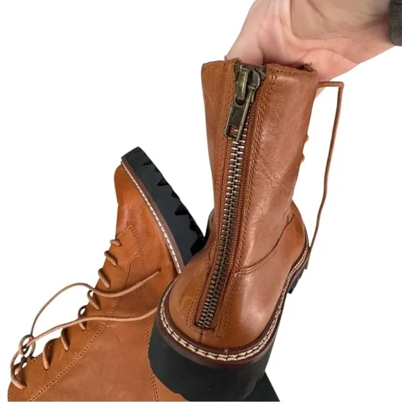 New! Madewell The Citywalk Lugsole Lace-Up Boot