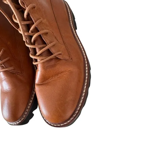 New! Madewell The Citywalk Lugsole Lace-Up Boot