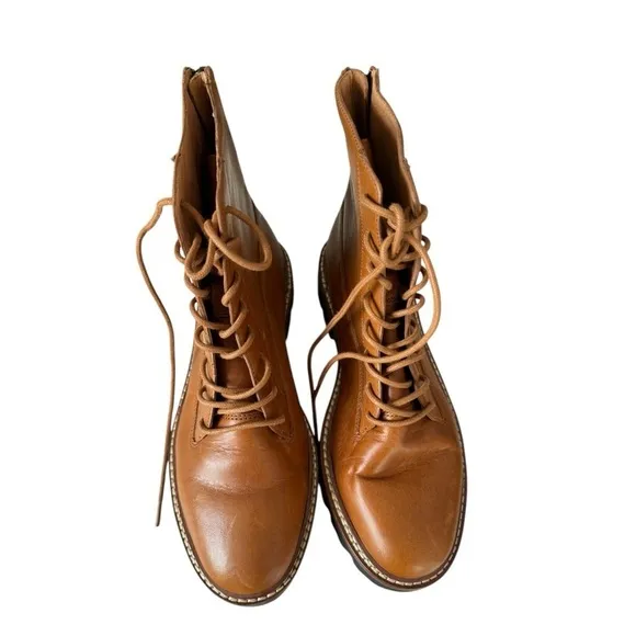 New! Madewell The Citywalk Lugsole Lace-Up Boot