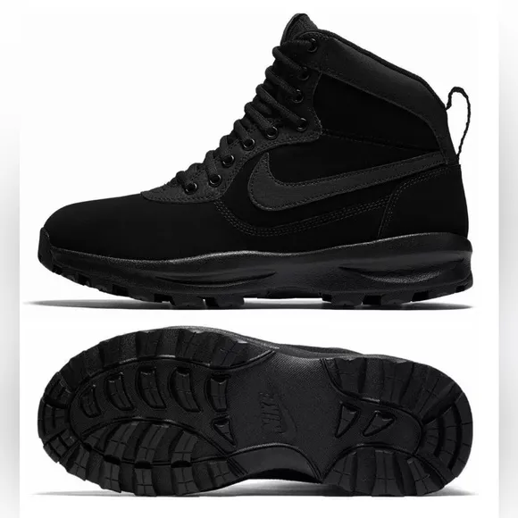 NEW Men's Nike Manoadome Manoa Boots  Shoes Black Path 844358-003 Black 9,9.5,10