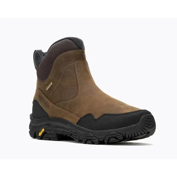 NEW MERRELL Men's Coldpack 3 Thermo Tall Zip Waterproof Boots Earth Size 9.5W