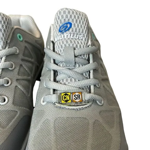 New! Nautilus Women's Spark Carbon Composite Toe Safety Shoe Size 7.5 Grey NWT