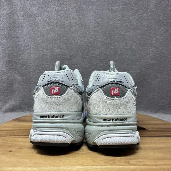 NEW New Balance 990v3 Made in USA Grey White Men's Size 8 Heritage Casual Shoes