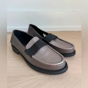 New Pedro Garcia Leather Stina Penny Loafer Shoes Women’s Size 8.5