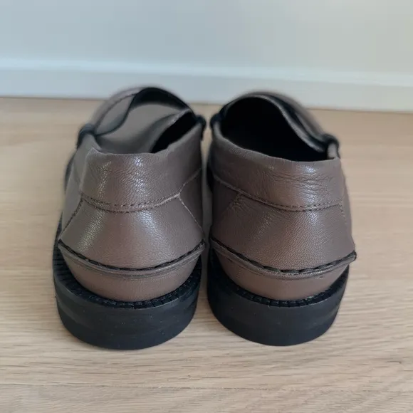 New Pedro Garcia Leather Stina Penny Loafer Shoes Women’s Size 8.5