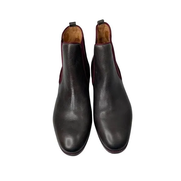 NEW Pikolinos Royal leather ankle boots Size 39 brown maroon red
