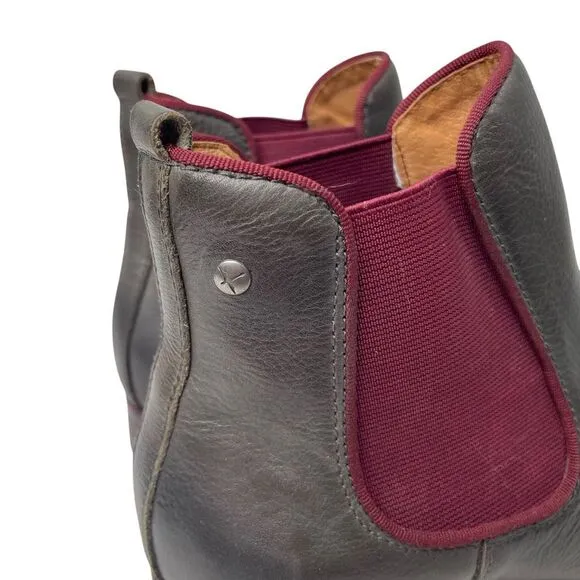 NEW Pikolinos Royal leather ankle boots Size 39 brown maroon red