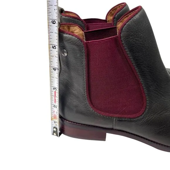 NEW Pikolinos Royal leather ankle boots Size 39 brown maroon red