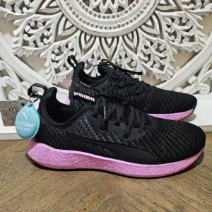 NEW Puma Black &amp; Pink Soft Foam Optimal Comfort Sneakers Womans 9.5