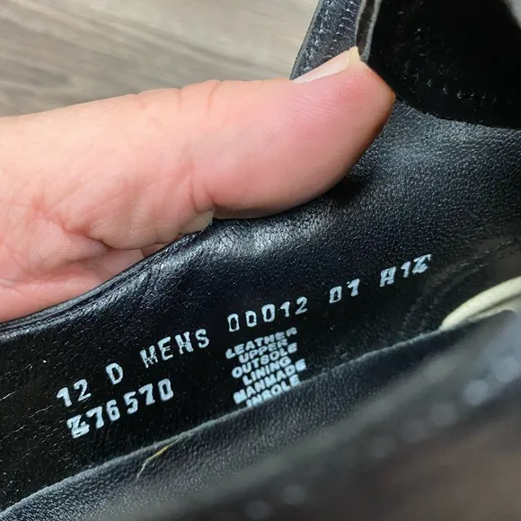 NEW Stacy Adams Madison Black Oxfords 12 D