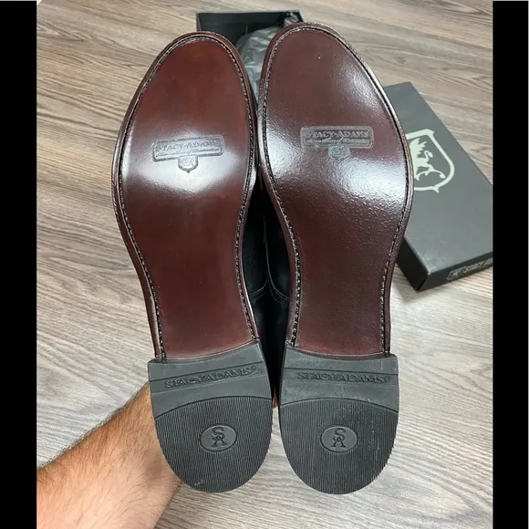 NEW Stacy Adams Madison Black Oxfords 12 D
