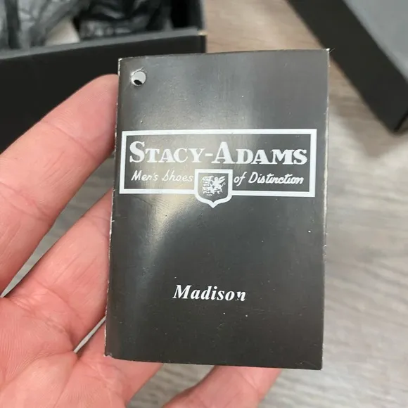 NEW Stacy Adams Madison Black Oxfords 12 D