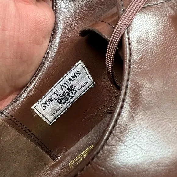 NEW Stacy Adams Madison Brown Cap Toe Oxfords 11.5 D