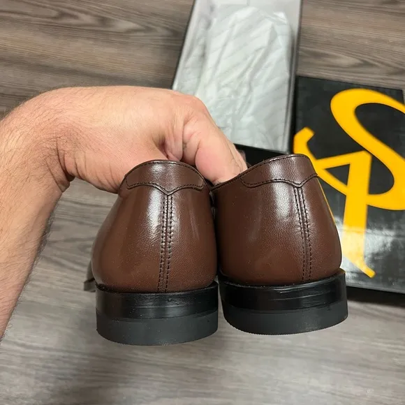 NEW Stacy Adams Madison Brown Cap Toe Oxfords 11.5 D