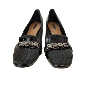 NEW Tahari Shoes Women's Dress Sz 8 Patent Leather Navy Blue Workwear