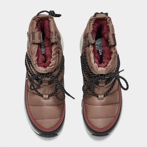 New THE NORTH FACE Women's ThermoBall Lace Up Waterproof Boots