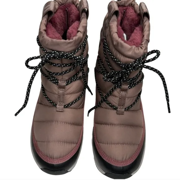New THE NORTH FACE Women's ThermoBall Lace Up Waterproof Boots
