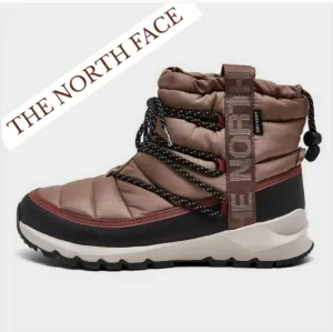 New THE NORTH FACE Women's ThermoBall Lace Up Waterproof Boots