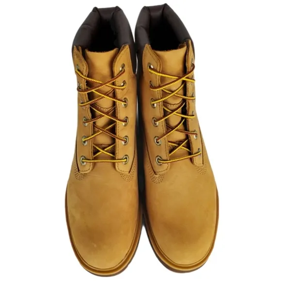 New Timberland womens kinsley 6in wheat nubuck block heel lace up boots classic