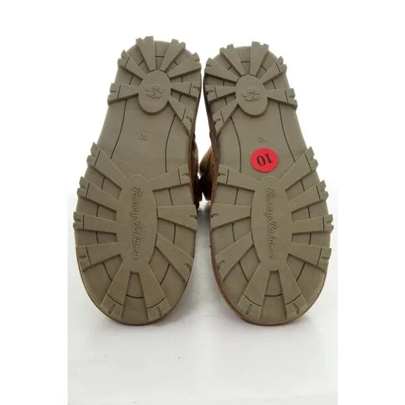 NEW TOMMY BAHAMA CHESTNUT SUEDE SHERPA LINED BOOTS AFET WOMENS 10