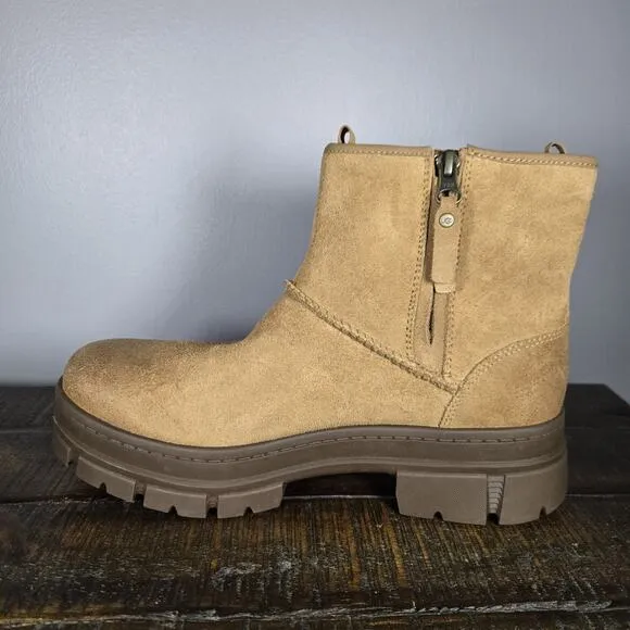 NEW UGG Skyview Classic Mens Size 8 Suede Pull On Boots Shoes Brown Waterproof