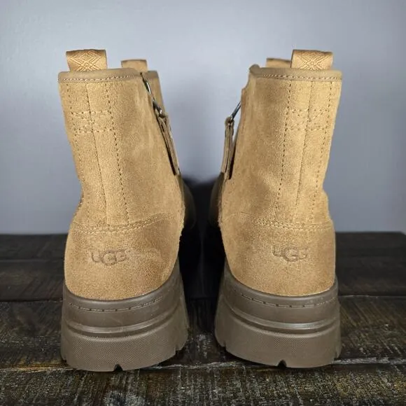 NEW UGG Skyview Classic Mens Size 8 Suede Pull On Boots Shoes Brown Waterproof