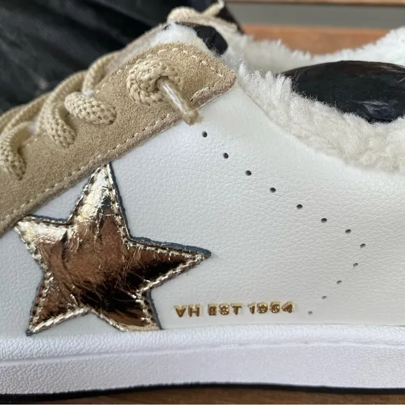 New Vintage Havana KYNLEE - WHITE CAMEL LEOPARD Women’s Sneakers Size 8.5
