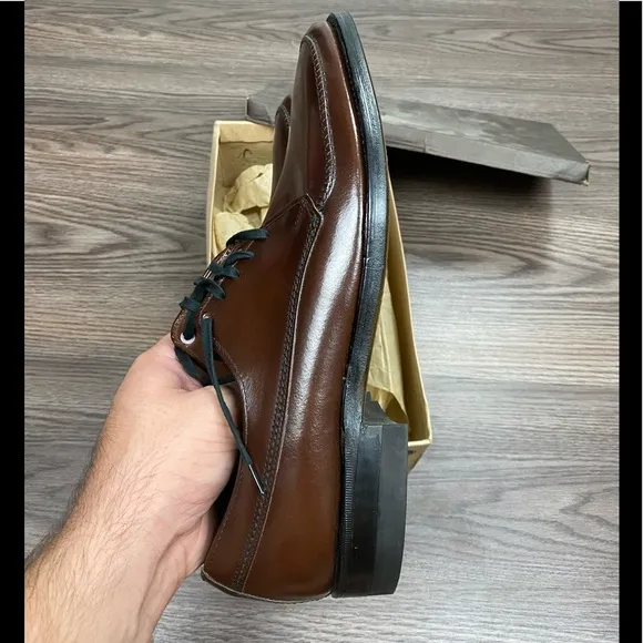 NEW Weyenberg Massagic Brown Derby Shoes 9.5 B