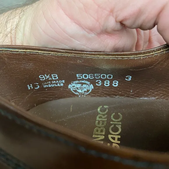 NEW Weyenberg Massagic Brown Derby Shoes 9.5 B