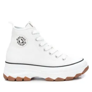 NEW XTI women's canvas ankle boots in white