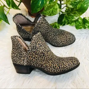 New🌿Lucky Brand Sophia Leopard Boots