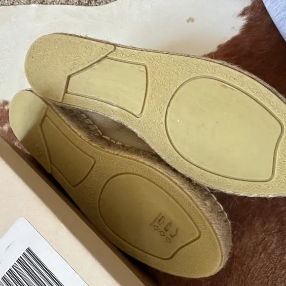 NIB Anthropologie Pilcro Slingback Espadrille Flat. MSRP $150 size 7