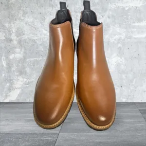 NIB COLE HAAN Men's Midland Lug British Tan Leather Chelsea Boots C37590 10.5