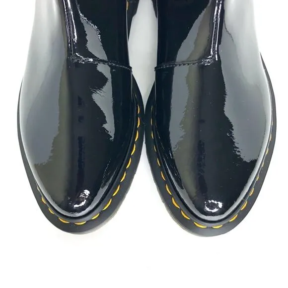 NIB Dr Martens Chelsea Pointed Toe Bianca Patent Lamper Boots Women’s 6 Shoes