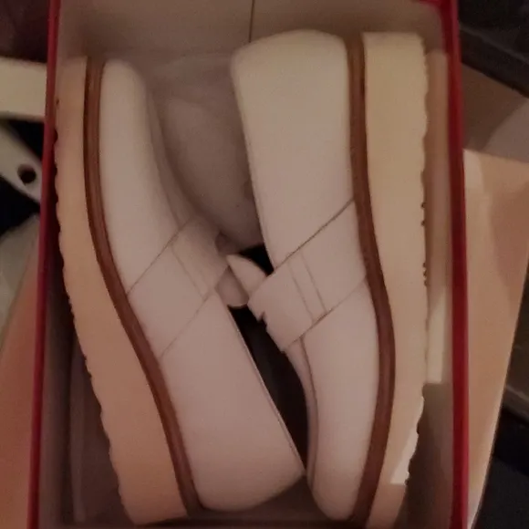 Nib Grenson Men's White Leather Loafers
