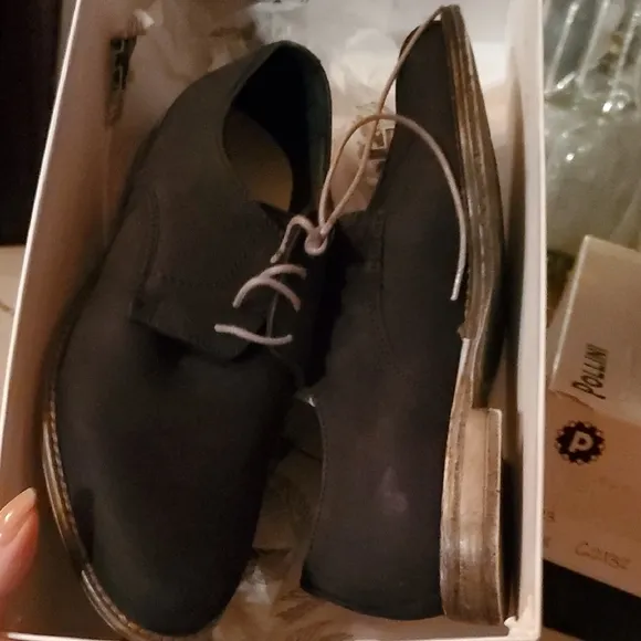 Nib Men's Black Laced Shoes