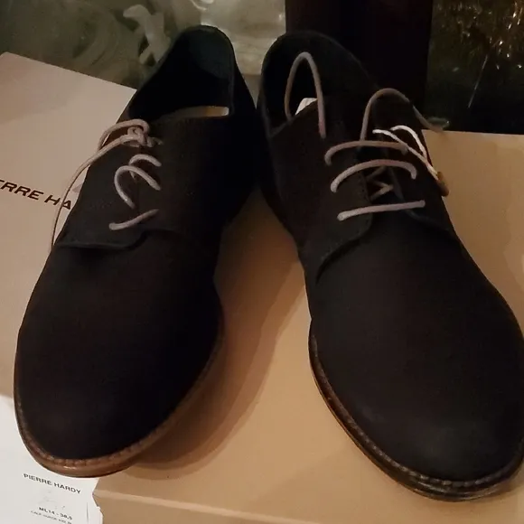 Nib Men's Black Laced Shoes