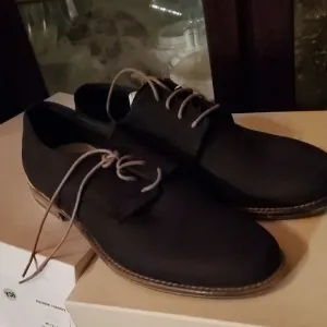 Nib Men's Black Laced Shoes