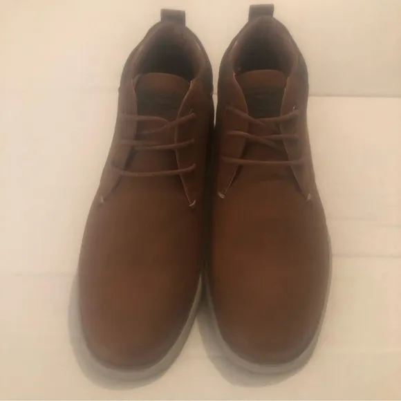 NIB NEW GH Bass &amp; Co. Benton Men's Tumbled WX Tan Brown Boots Shoes 9M in Box