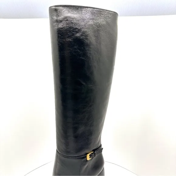 NIB TORY BURCH Banana Heel Buckle Boot 100mm Size 7.5