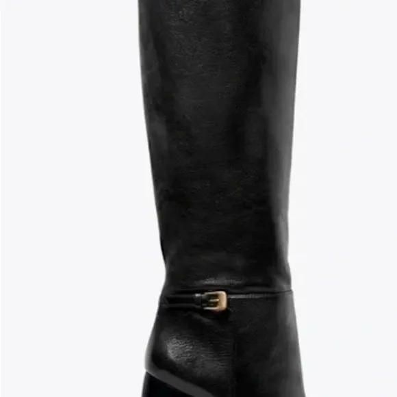 NIB TORY BURCH Banana Heel Buckle Boot 100mm Size 7.5