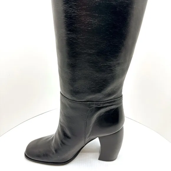 NIB TORY BURCH Banana Heel Buckle Boot 100mm Size 7.5