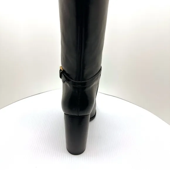 NIB TORY BURCH Banana Heel Buckle Boot 100mm Size 7.5