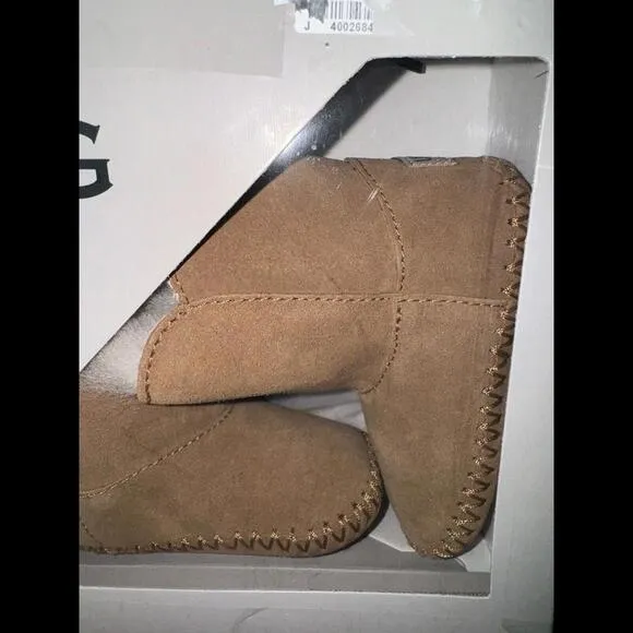 NIB UGG Baby Caden Boots Chestnut Brown 2/3 (6-12M)