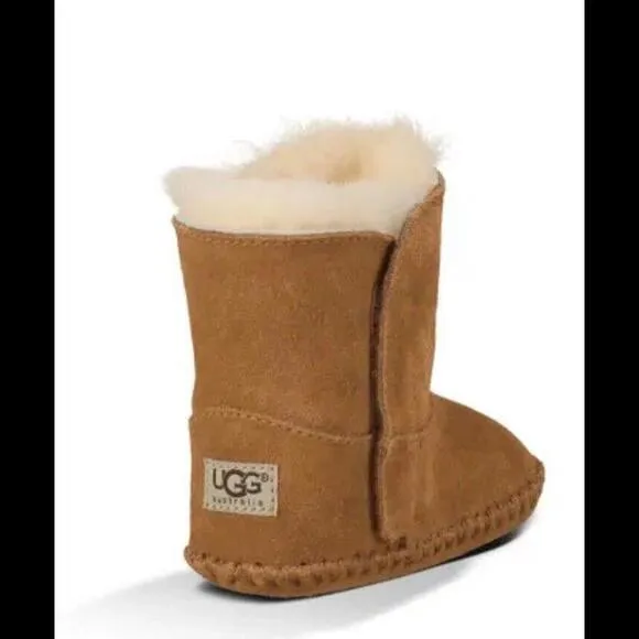 NIB UGG Baby Caden Boots Chestnut Brown 2/3 (6-12M)